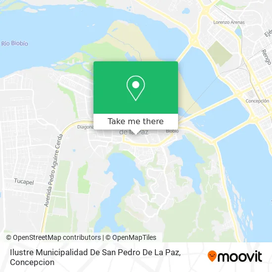 Mapa de Ilustre Municipalidad De San Pedro De La Paz