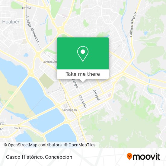 Casco Histórico map