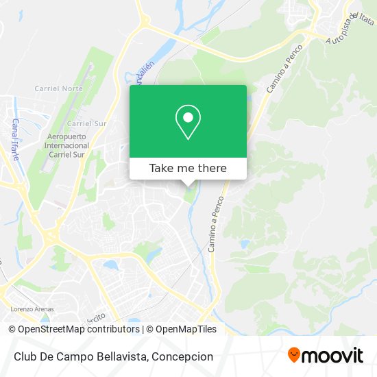 Club De Campo Bellavista map