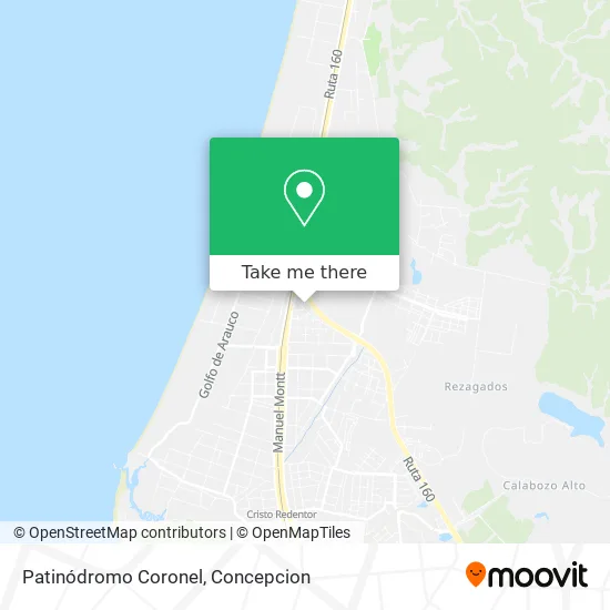 Mapa de Patinódromo Coronel