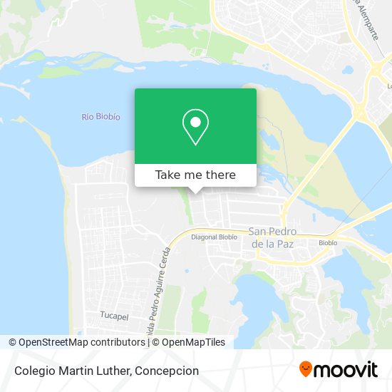 Colegio Martin Luther map
