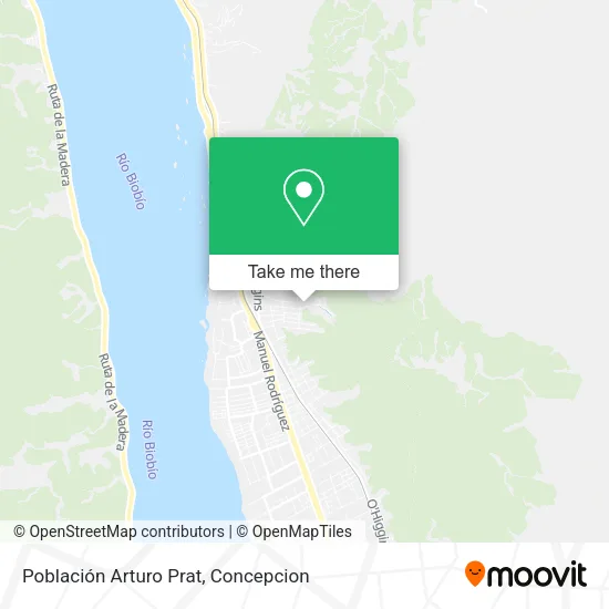 Mapa de Población Arturo Prat