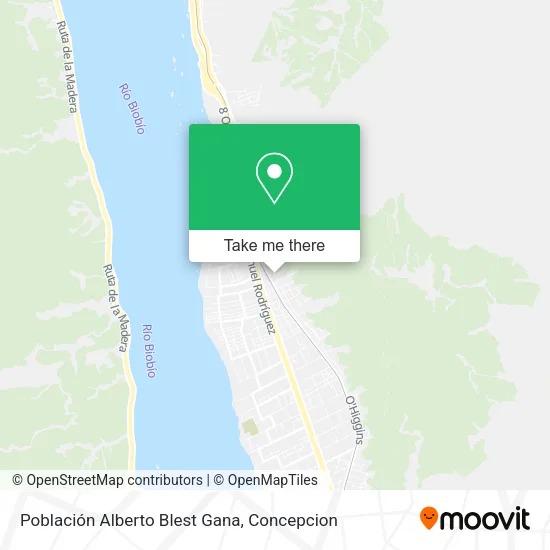 Mapa de Población Alberto Blest Gana