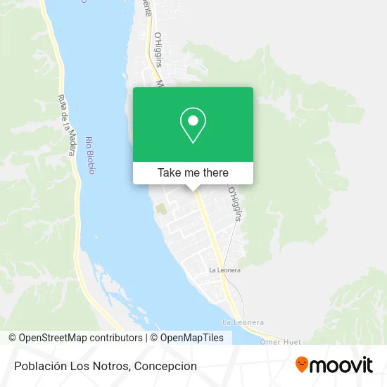 Mapa de Población Los Notros