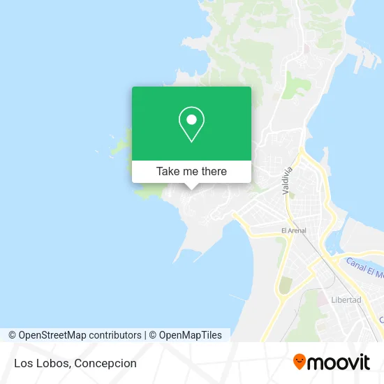 Mapa de Los Lobos