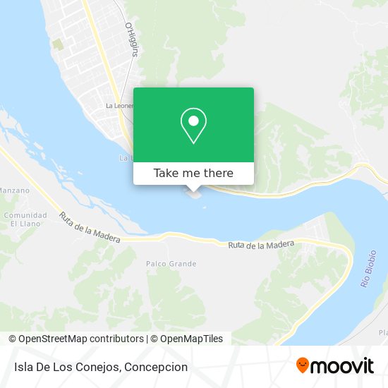 Mapa de Isla De Los Conejos