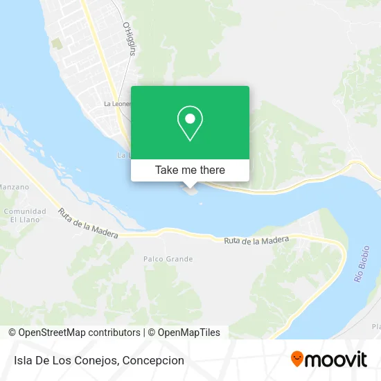 Mapa de Isla De Los Conejos