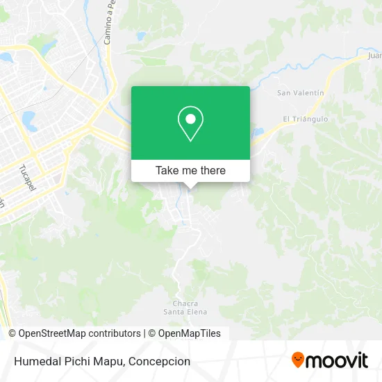 Mapa de Humedal Pichi Mapu