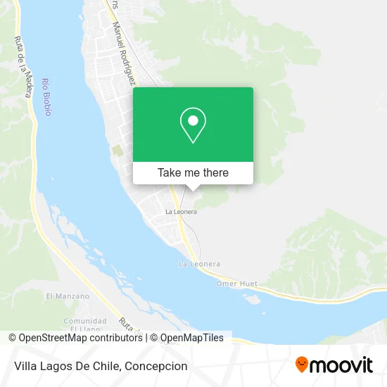 Mapa de Villa Lagos De Chile