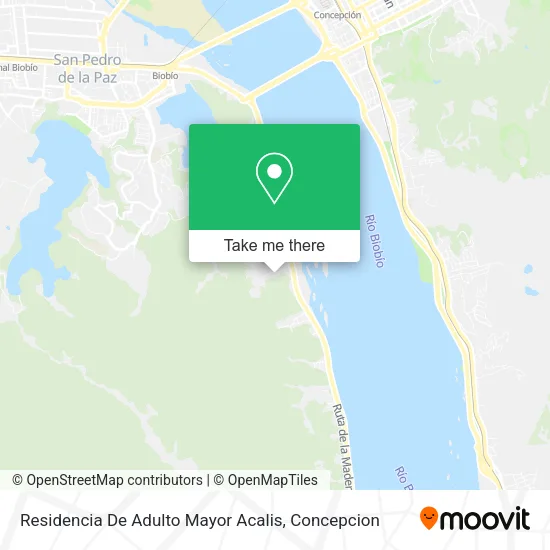 Mapa de Residencia De Adulto Mayor Acalis