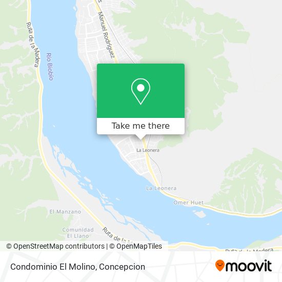 Mapa de Condominio El Molino