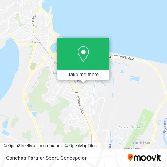 Mapa de Canchas Partner Sport