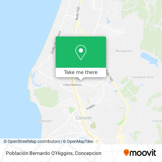 Mapa de Población Bernardo O'Higgins