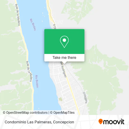 Condominio Las Palmeras map