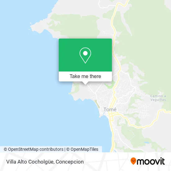 Mapa de Villa Alto Cocholgüe