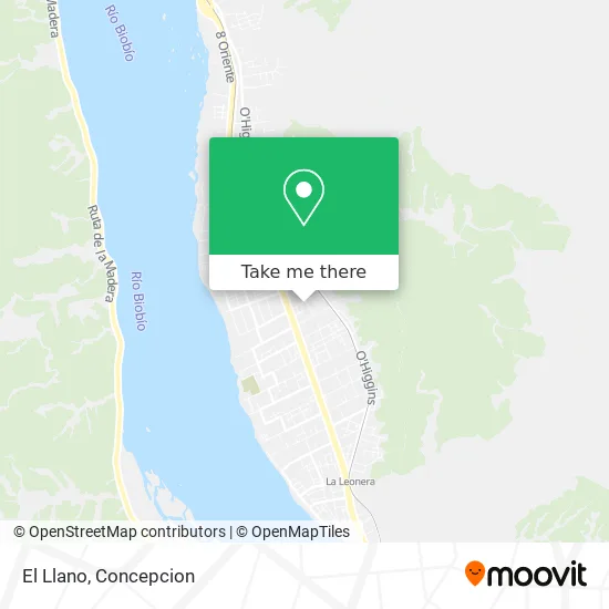 Mapa de El Llano