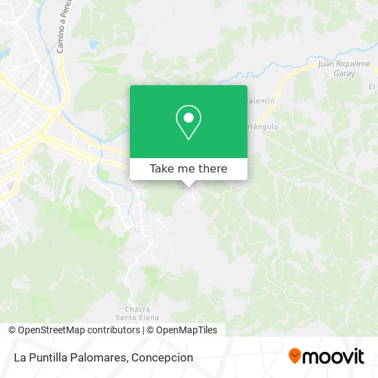 La Puntilla Palomares map