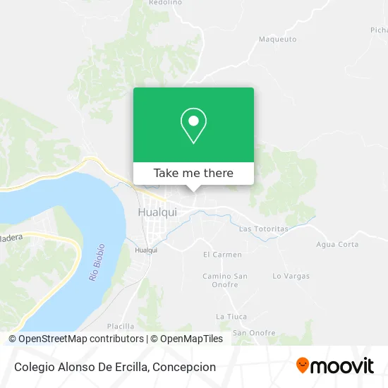 Mapa de Colegio Alonso De Ercilla