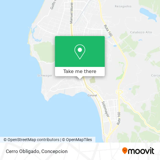 Mapa de Cerro Obligado