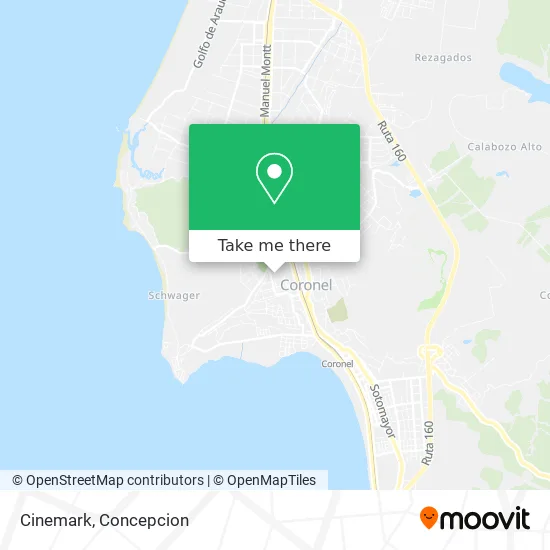Mapa de Cinemark