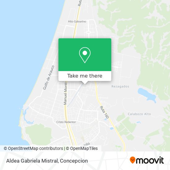 Aldea Gabriela Mistral map