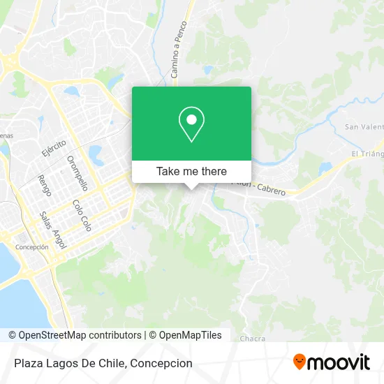 Plaza Lagos De Chile map