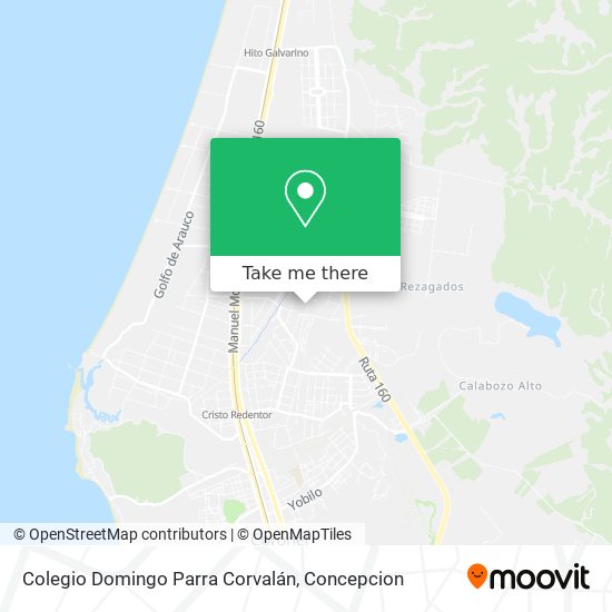 Mapa de Colegio Domingo Parra Corvalán
