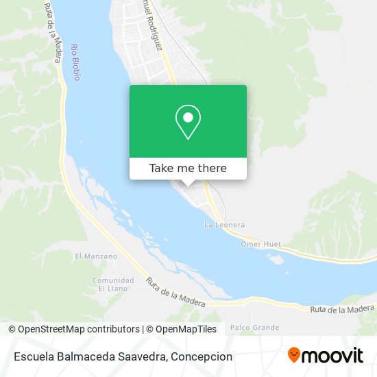 Escuela Balmaceda Saavedra map