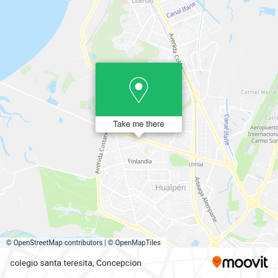 colegio santa teresita map