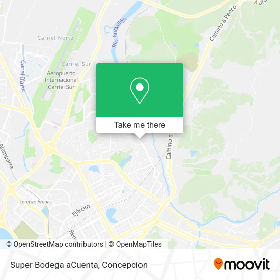 Mapa de Super Bodega aCuenta