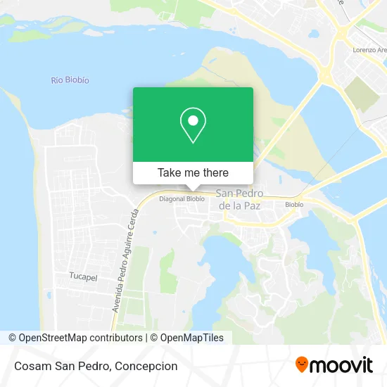 Mapa de Cosam San Pedro