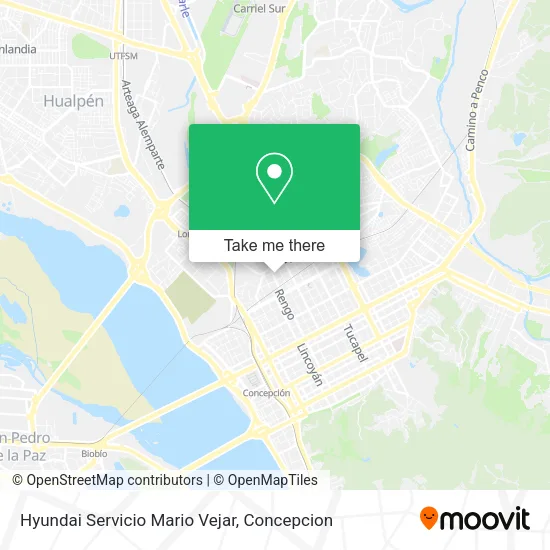 Mapa de Hyundai Servicio Mario Vejar