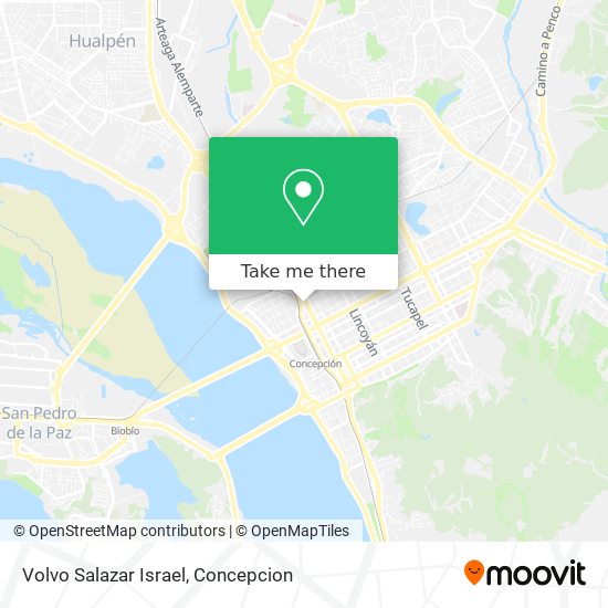 Mapa de Volvo Salazar Israel