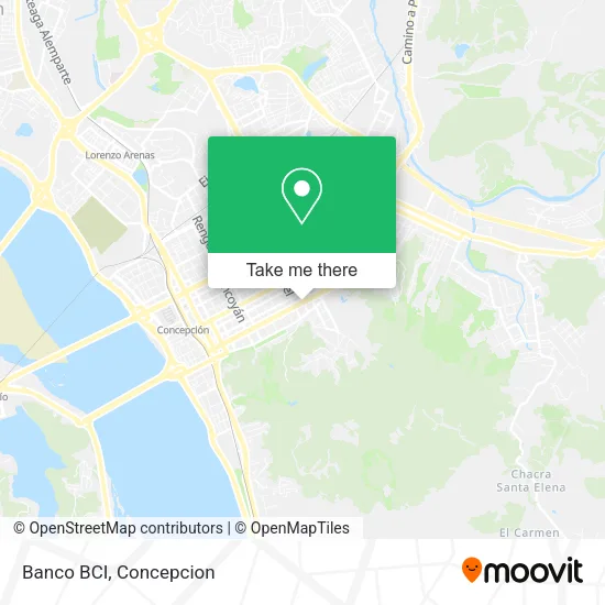Banco BCI map