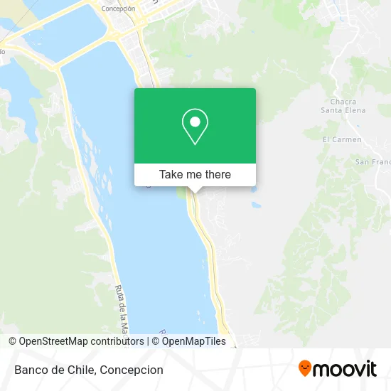Banco de Chile map
