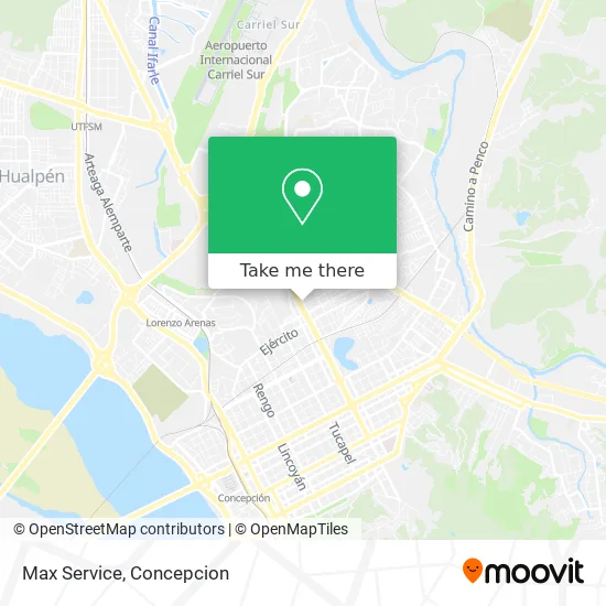 Max Service map