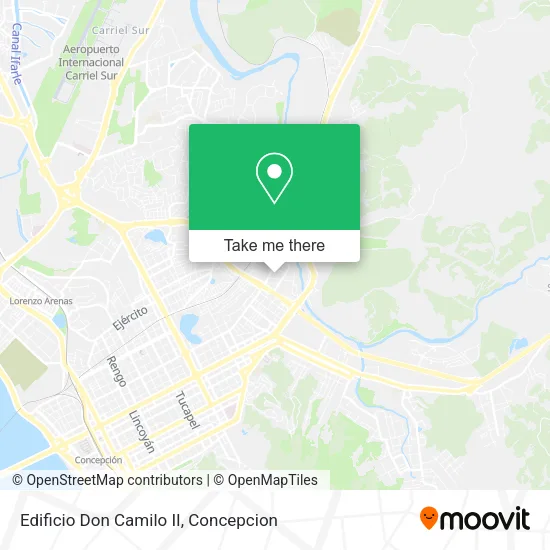 Mapa de Edificio Don Camilo II