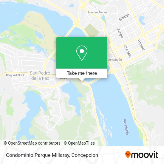 Mapa de Condominio Parque Millaray