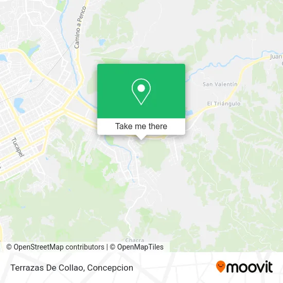 Mapa de Terrazas De Collao