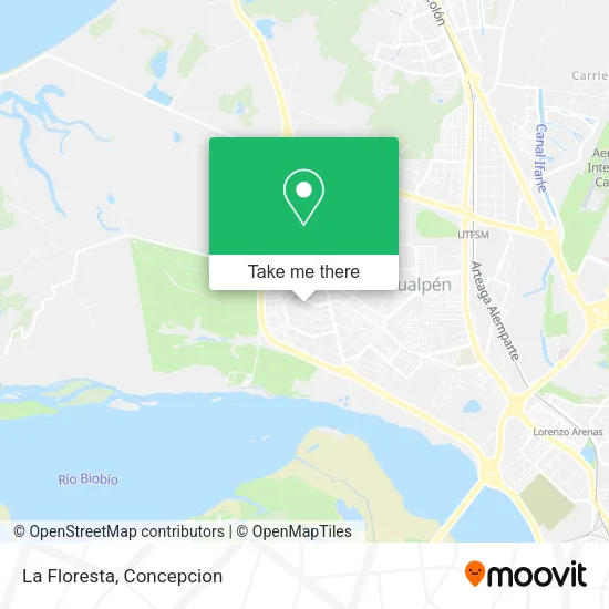 Mapa de La Floresta