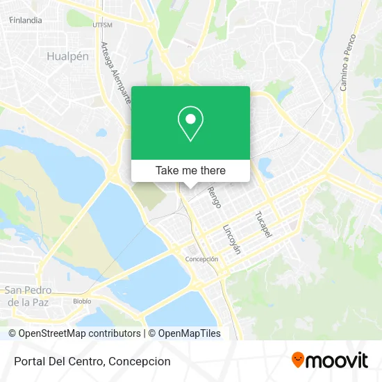 Mapa de Portal Del Centro