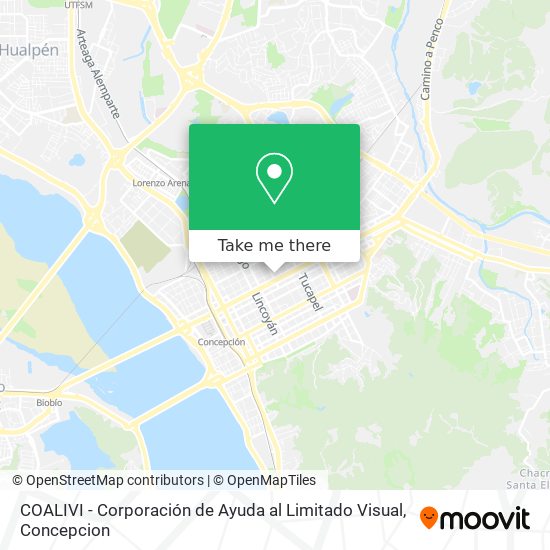 COALIVI - Corporación de Ayuda al Limitado Visual map