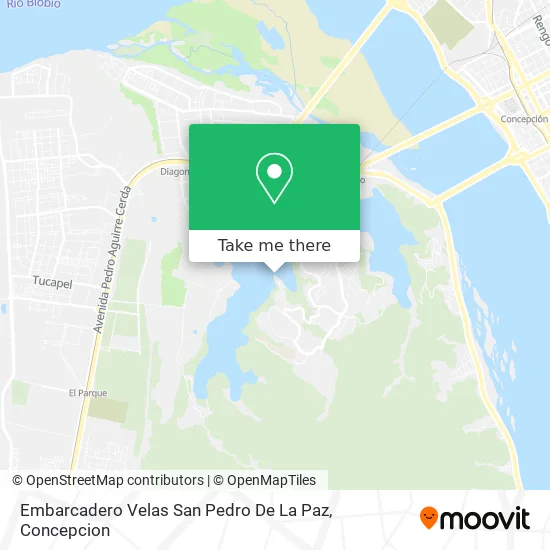 Mapa de Embarcadero Velas San Pedro De La Paz