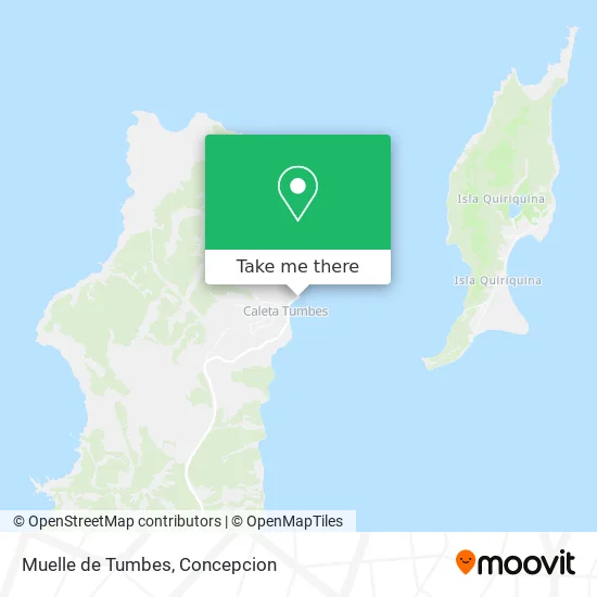 Muelle de Tumbes map