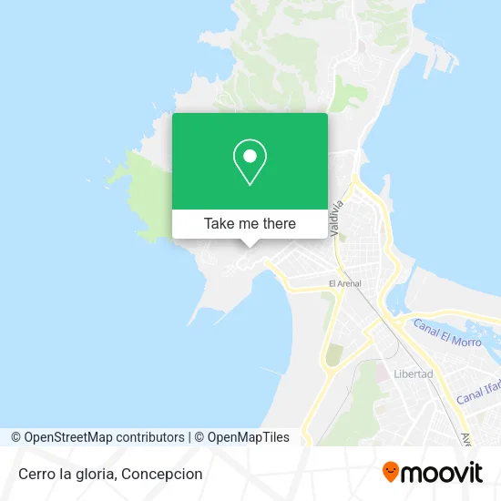 Mapa de Cerro la gloria