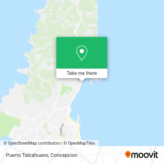 Mapa de Puerto Talcahuano