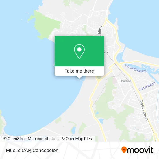 Mapa de Muelle CAP