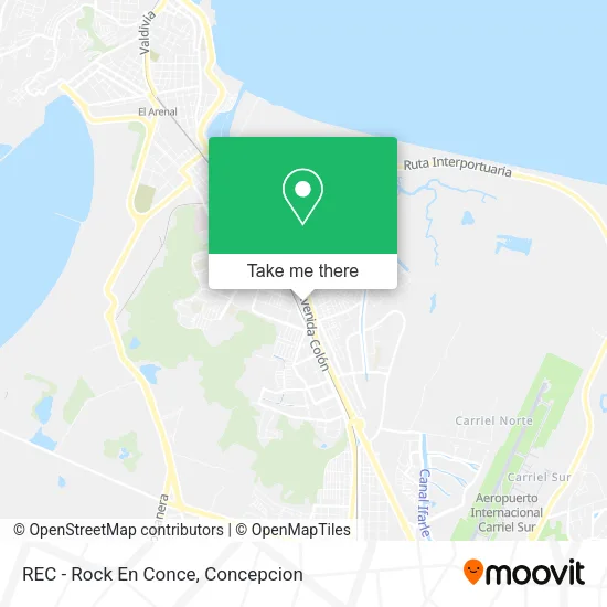 Mapa de REC - Rock En Conce