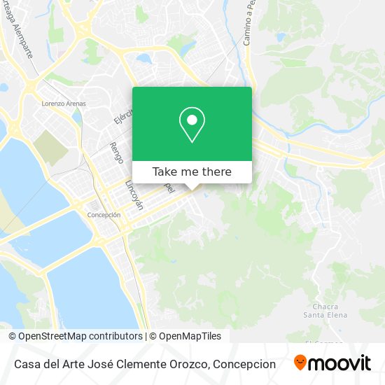 Casa del Arte José Clemente Orozco map