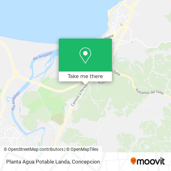Mapa de Planta Agua Potable Landa
